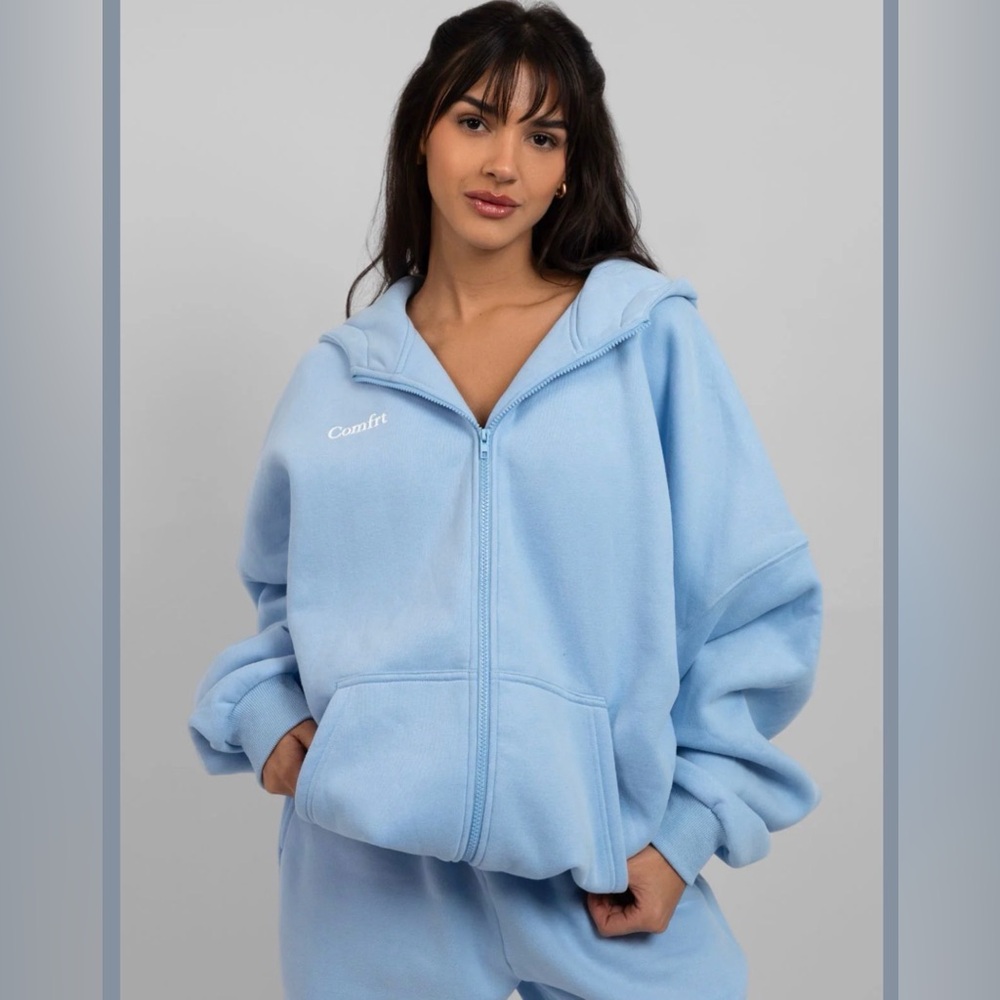 COMFRT Cloud Lounge Set (Hoodie + Pants) - Allure Blue